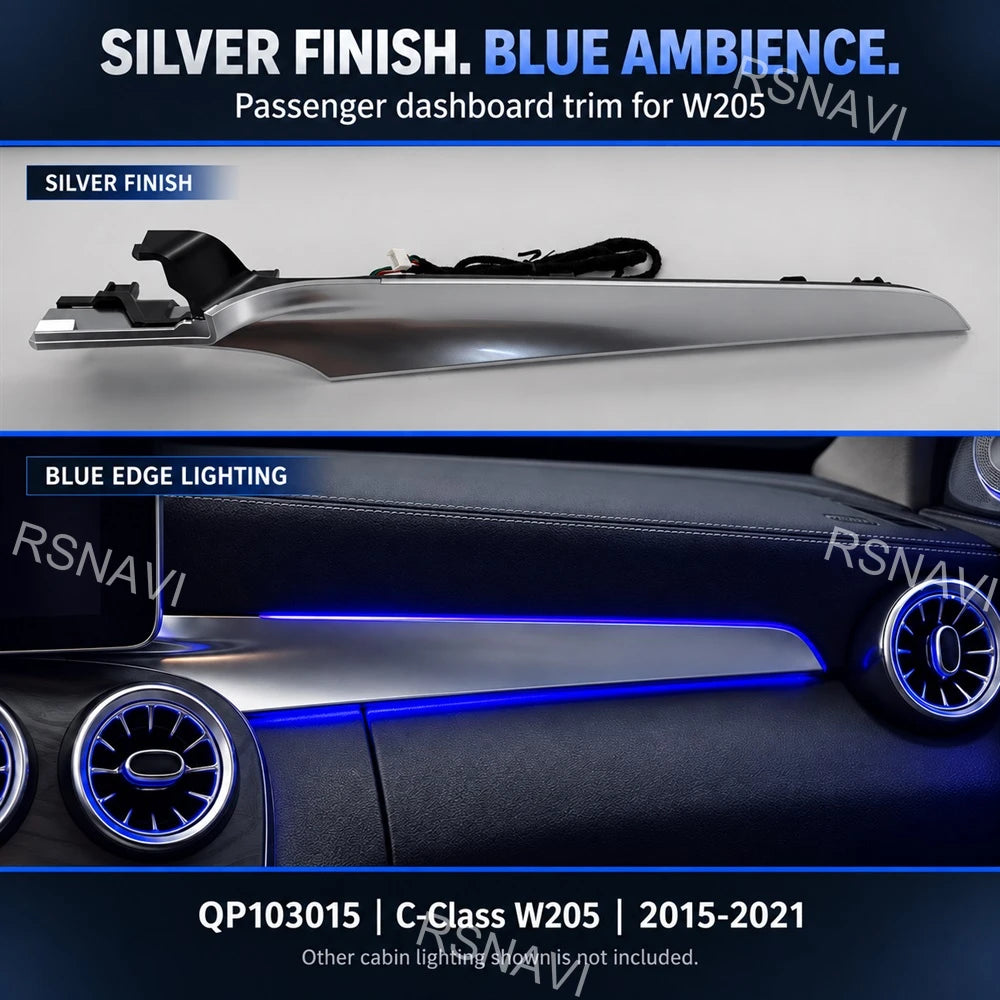 passenger-side Dashboard Ambient Lighting Compatible