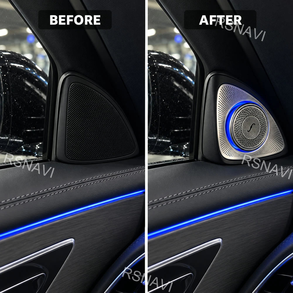 3D Rotating Tweeter Speakers Ambient Lighting Compatible