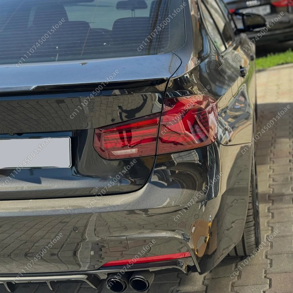 For BMW F30 M Pack 2012-2019 2PCS Rear Side Bumper Spoiler