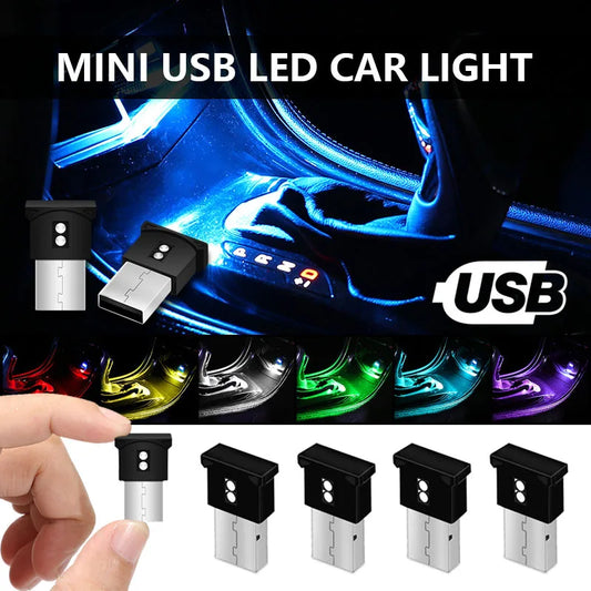 MINI USB Ambient Interior Atmosphere Emergency Lighting Plug Play
