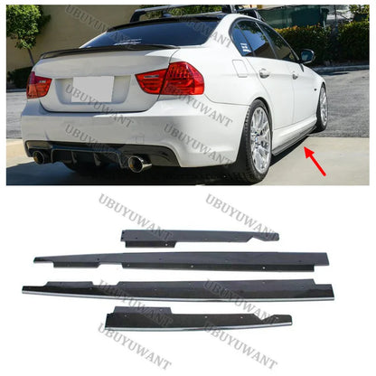 For BMW E90 E92 E93 M3 4-door 2005-2013 ABS Side Skirt Splitters