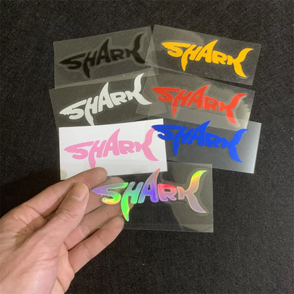 2PCS Sticker Shark Waterproof Reflective Body Stickers Shielding