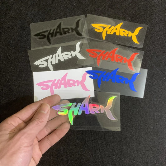 2PCS Sticker Shark Waterproof Reflective Body Stickers Shielding