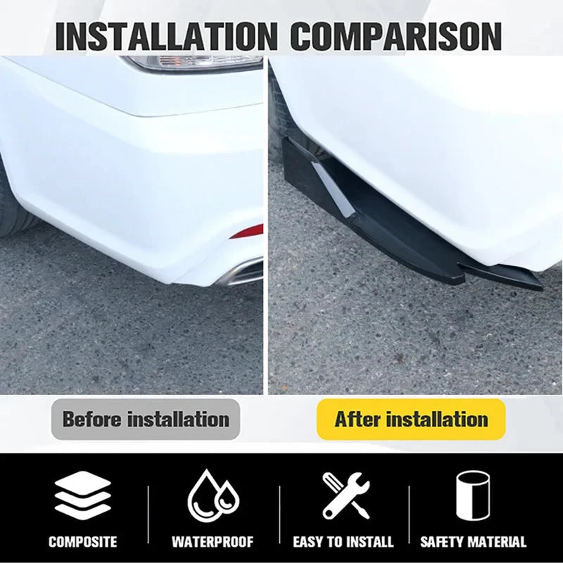 For Jeep Wrangler Grandcherokee Compass Bumper Spoiler Rear Lip