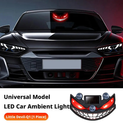 Solar Powered Ambient Dynamic Facial Expression Warning Rear