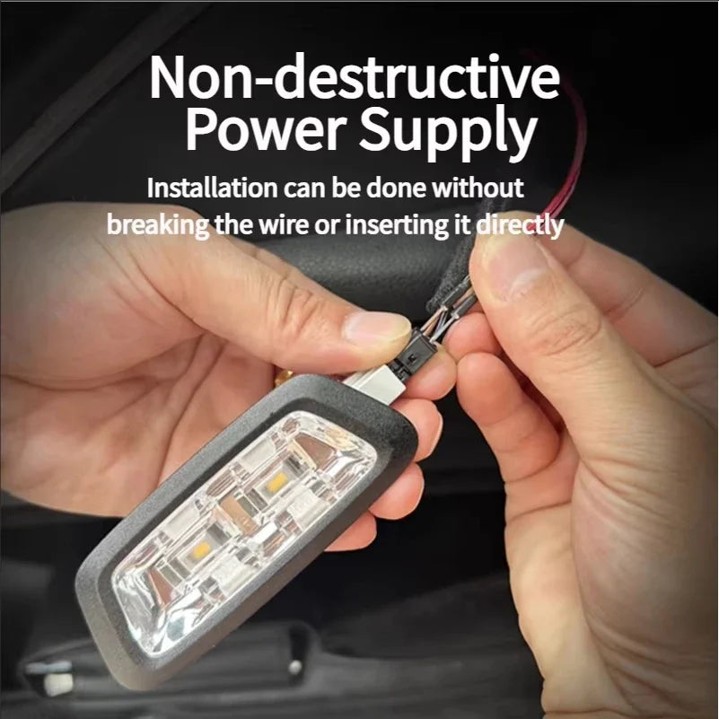 Trunk Lighting Strip Flow Welcome Ambient Mood Automatic On