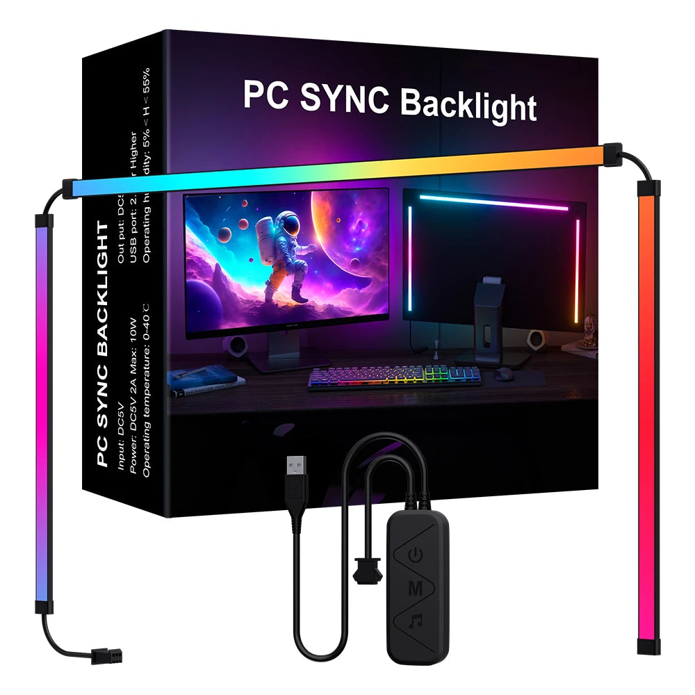 Smart Ambient Tv Lighting Display Sync Strip Monitor Backlight
