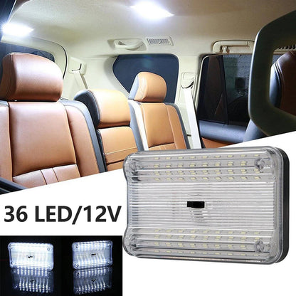 Interior Roof 12V Bulbs White Ceiling Lighting Reading Switch