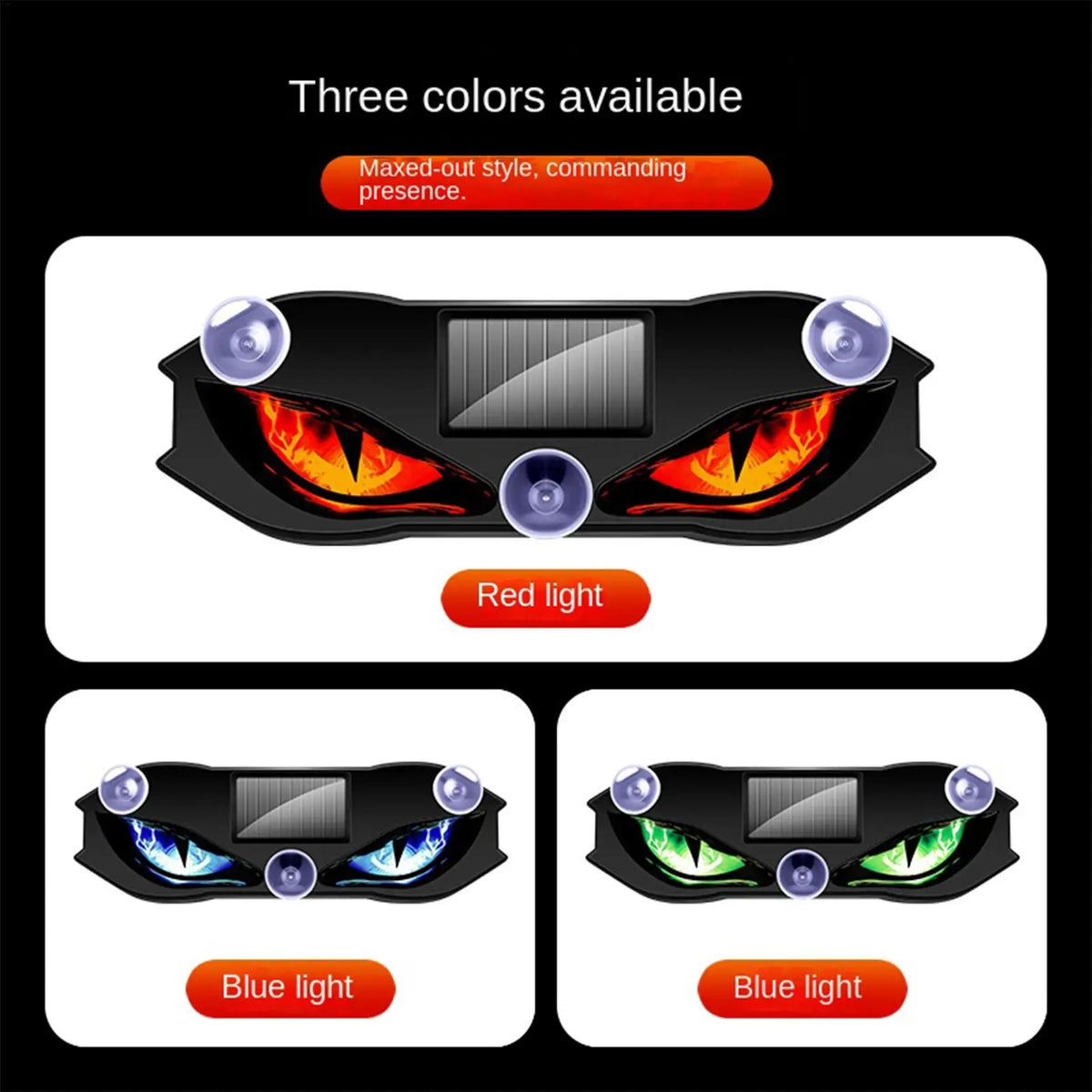Solar Powered Vibration Activated On Off Devil S Eye