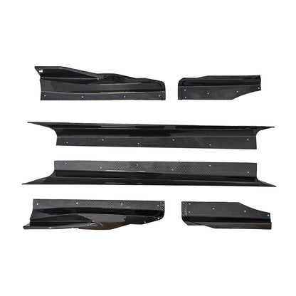 For BMW M2 G87 2023-2025 Side Skirts Winglet Extension Spoiler