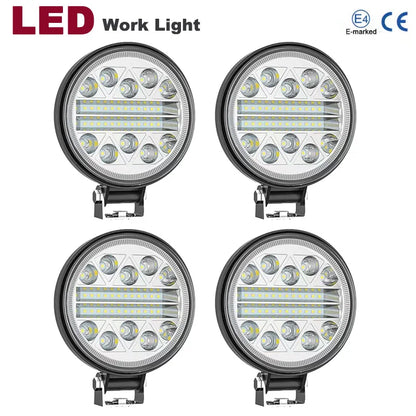 Work Round high-brightness Waterpoof off-road Roof Spot Truck