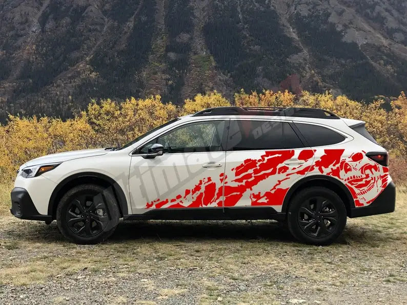 Scull Decals Compatible Subaru Outback Sport 2015 2019 2020