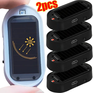 Security Warning Solar Powered Simulated Alarm Wireless