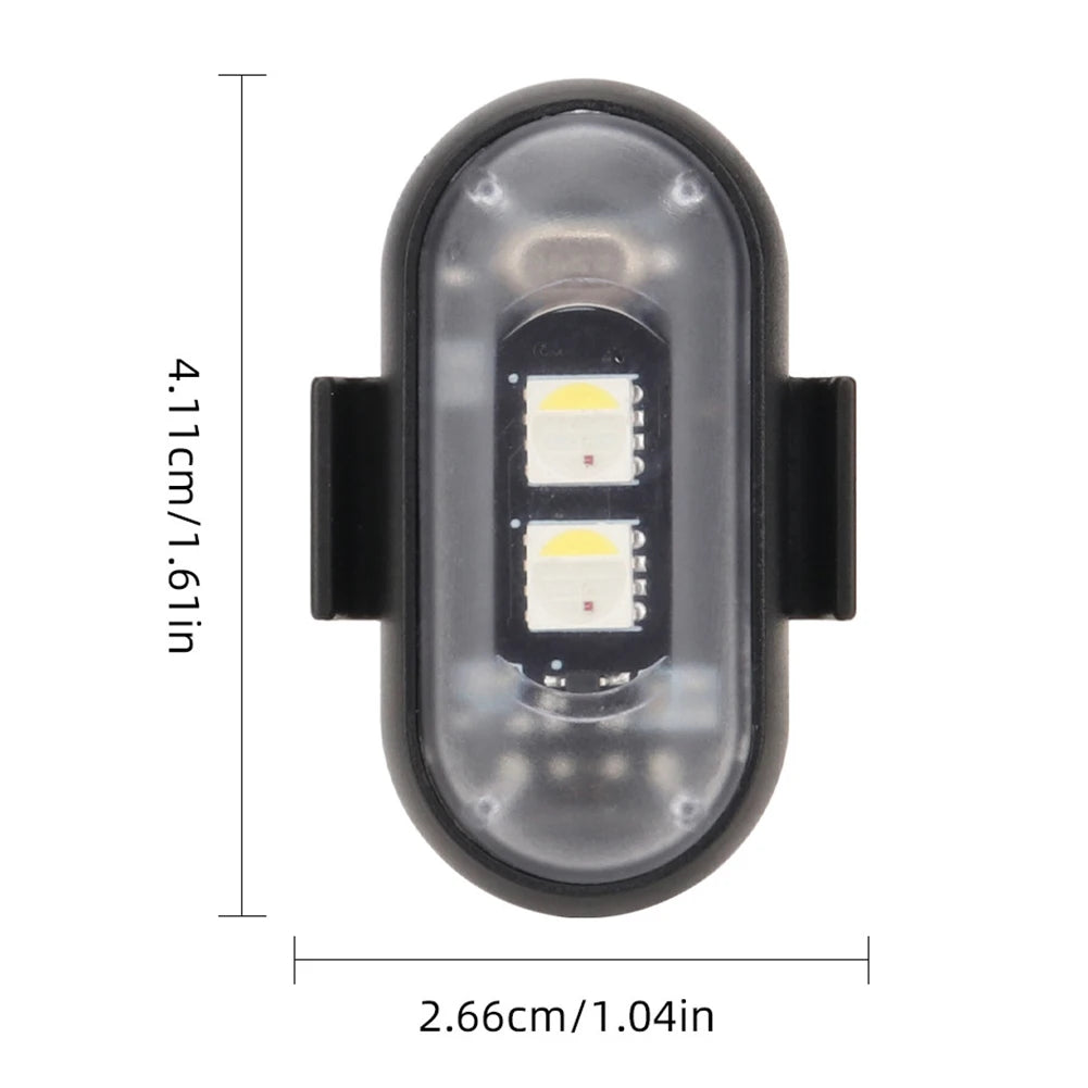 Colors RGB Strobe Motorcycle Flash Position Wireless Aircraft