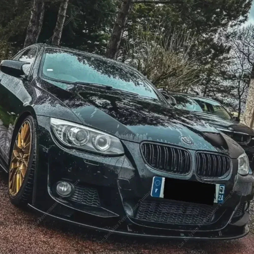 For BMW E92 E93 Facelift M-Tech 2PCS ABS Front Bumper Splitter
