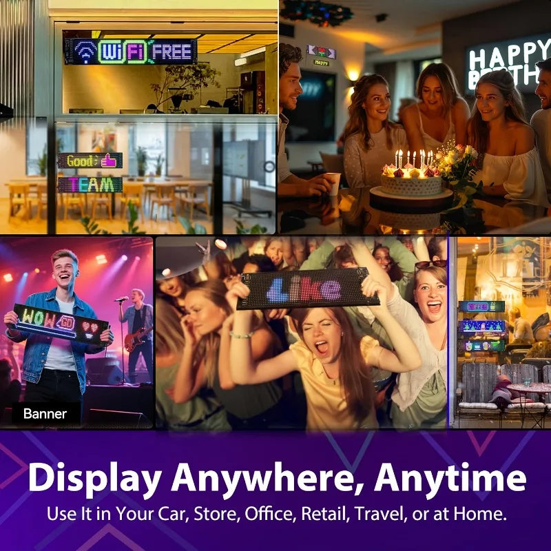 For Diy Dynamic Text Editing 5V 2PCS 23.43in Display Evil Eyes