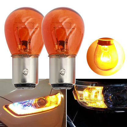 2PCS Durable Power Low Consumption bay15d Stop Brake Bulb