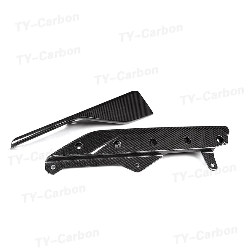 For BMW 2 Series G42 2 Real Carbon Fiber Side Skirts Splitters