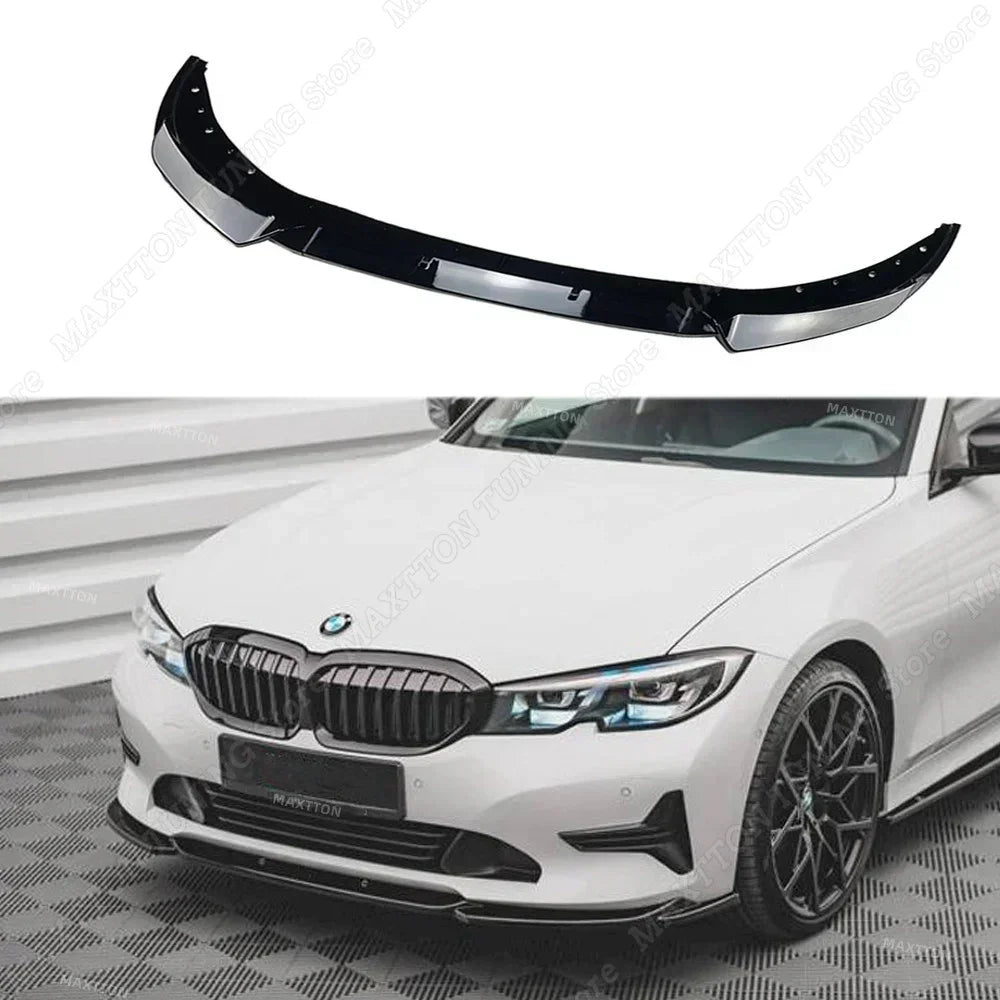 For BMW 3 Series G20 G21 Front Splitter v.2 pre-lci 3PCS Maxton