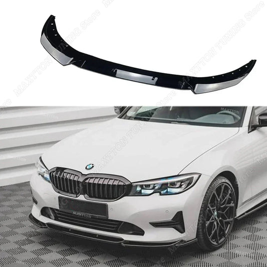 For BMW 3 Series G20 G21 Front Splitter v.2 pre-lci 3PCS Maxton