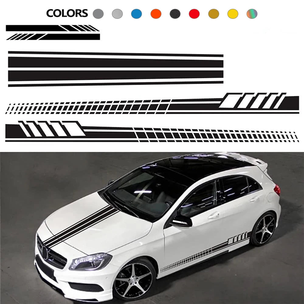 For Audi BMW Mercedes Ford VW Stickers Bonnet Decal Toyota