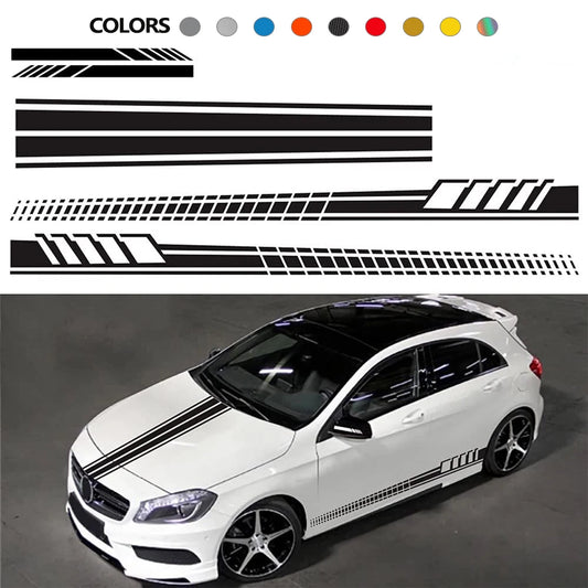 For Audi BMW Mercedes Ford VW Stickers Bonnet Decal Toyota