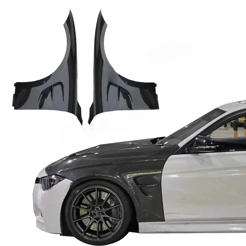 For BMW M3 F30 F35 335I Carbon Fiber Front Fenders Fit 340I