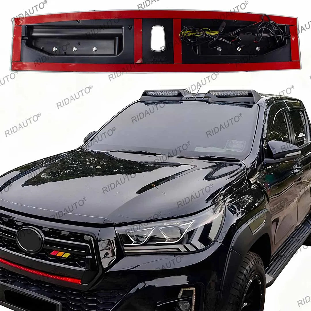 For Hilux 2012-2025+ Roof Spotlight Lamp off-road 4X4 Roof Bar