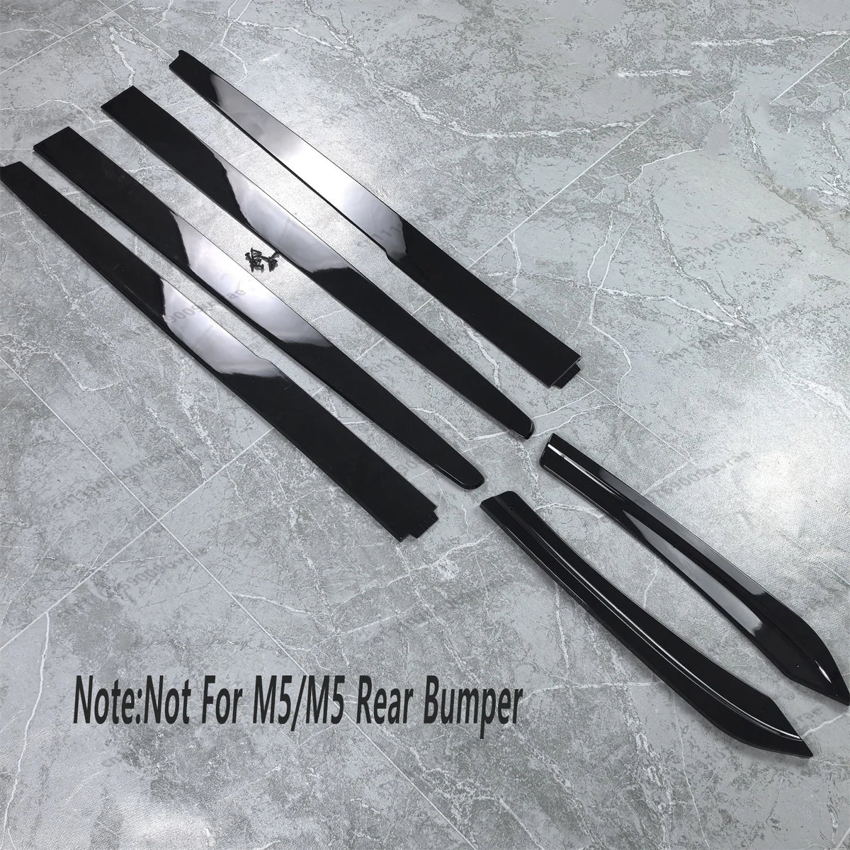 For BMW F10 520I 520D 530I Gloss Black Mp Side Skirts Extension