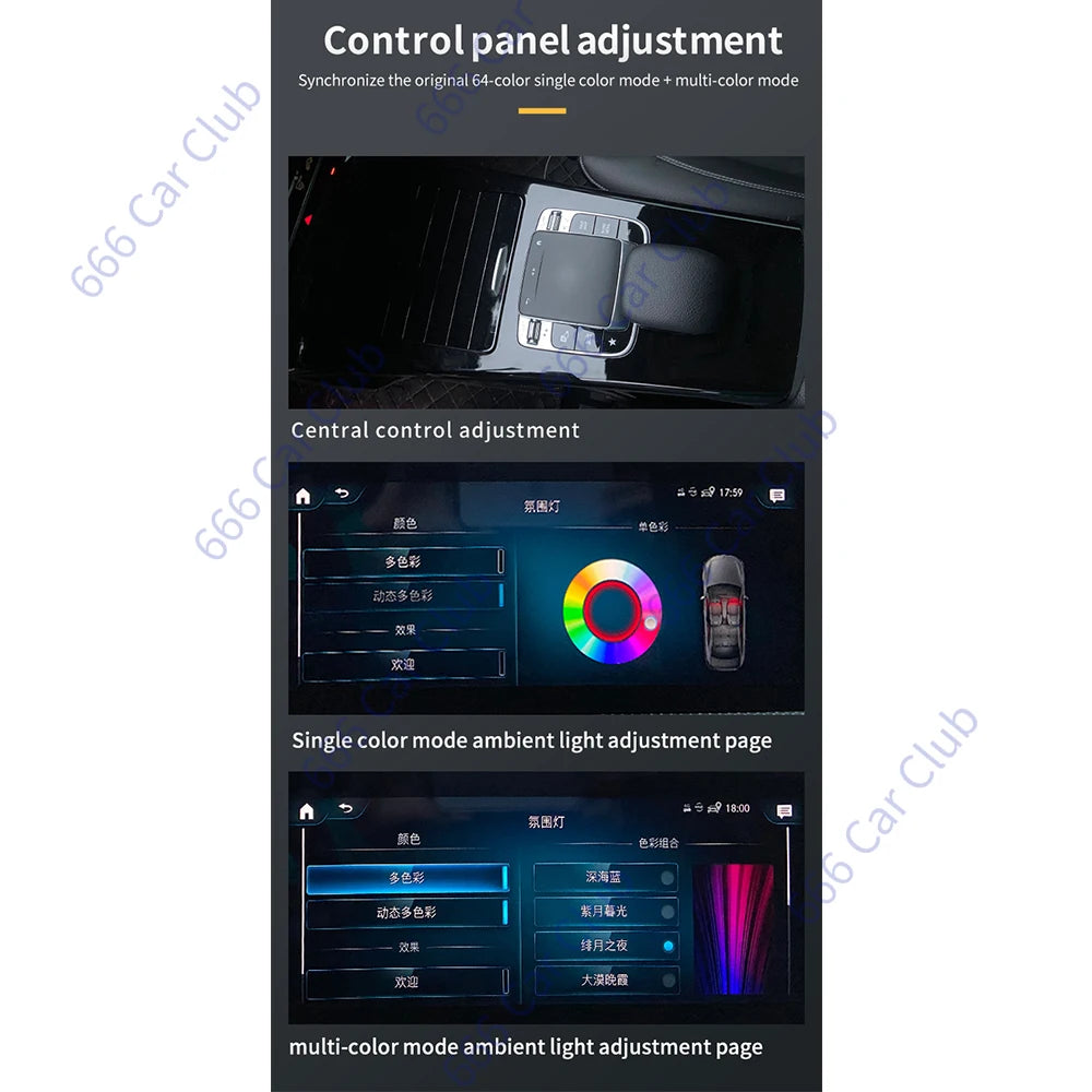 For W177 W118 A Class Cla Colours Co Pilot Star Trim Panel