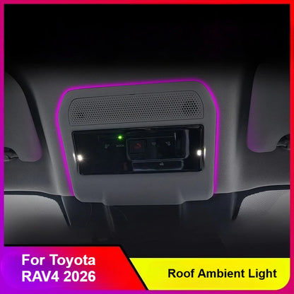 For Toyota RAV4 2026 Ceiling Reading Atmosphere Colorful Roof