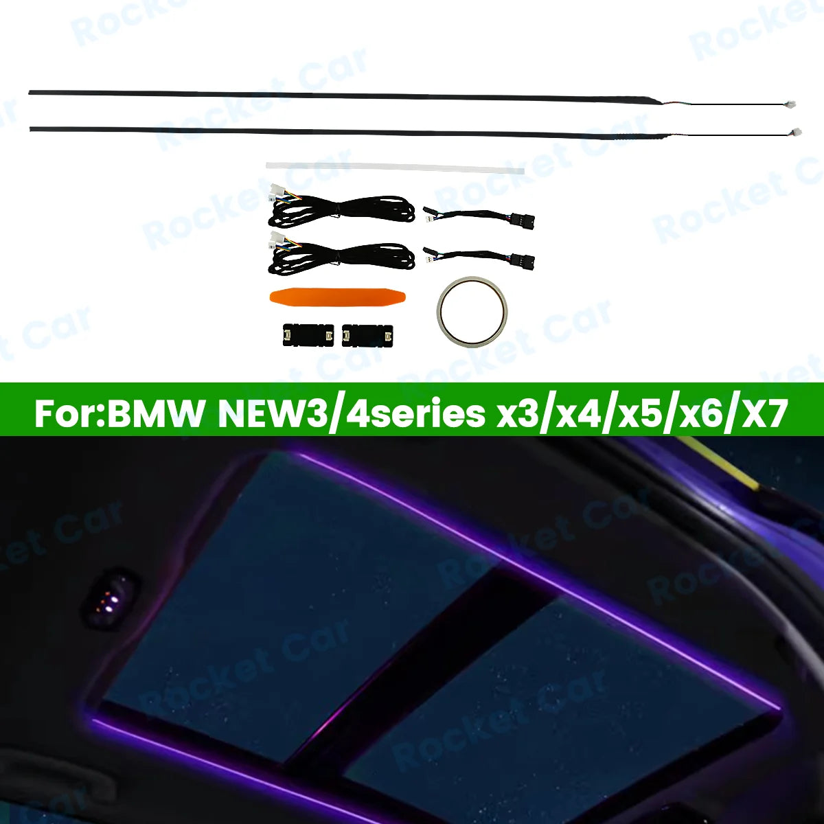 For BMW G20 G30 G01 G05 Colours Roof Panoramic Skylight Ambient