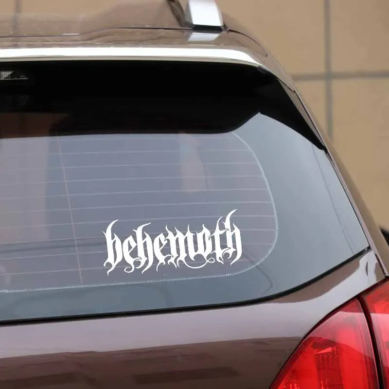 Ofk Dazzling Word Behemoth Sticker Ornament Vinyl Decal Beautiful