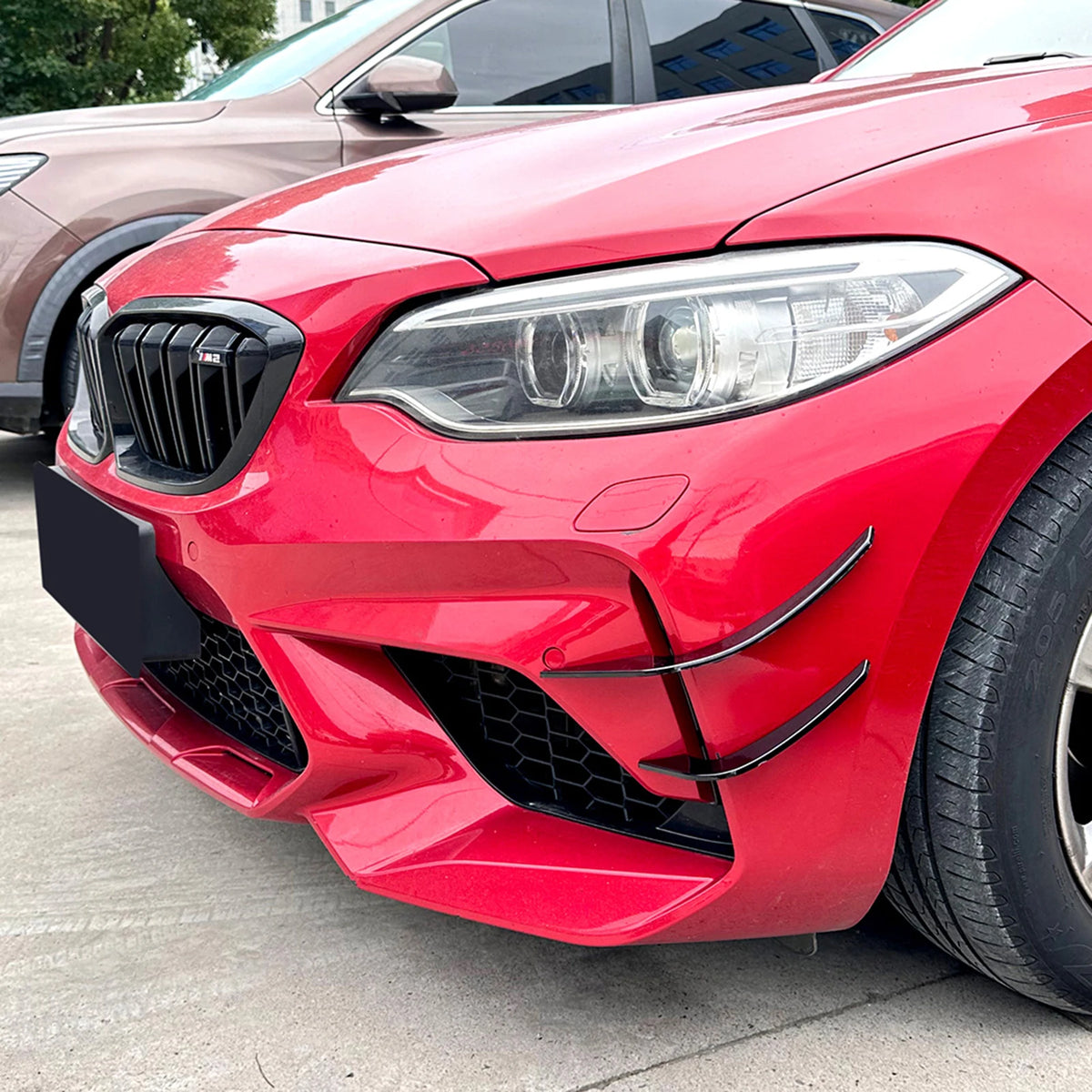 For BMW 2 Series M2 F87 Front Bumper Side Air Vent Trims Intake