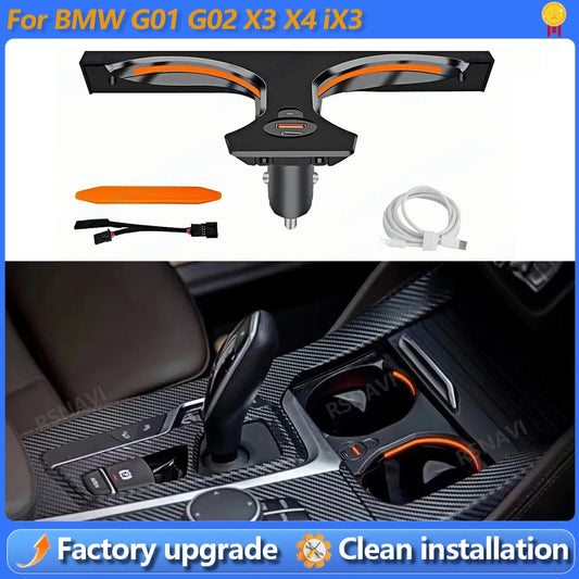For BMW X3 X4 IX3 G01 Colour Cup Holder G02 X3M X4M Water Indoor