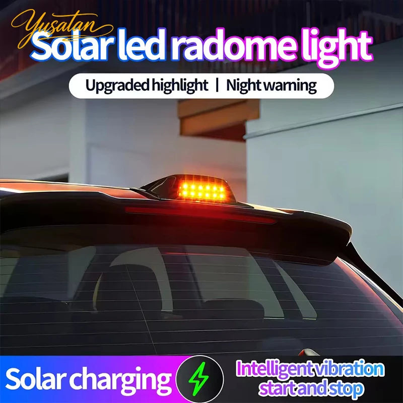 Roof Solar Lidar Cover Navigation Wireless Rear End Collision