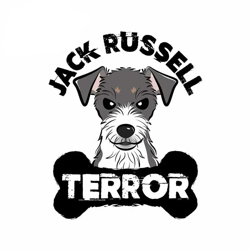Design Sticky Cartoon Cute Schnauzer Jack Russell Terrier Sticker