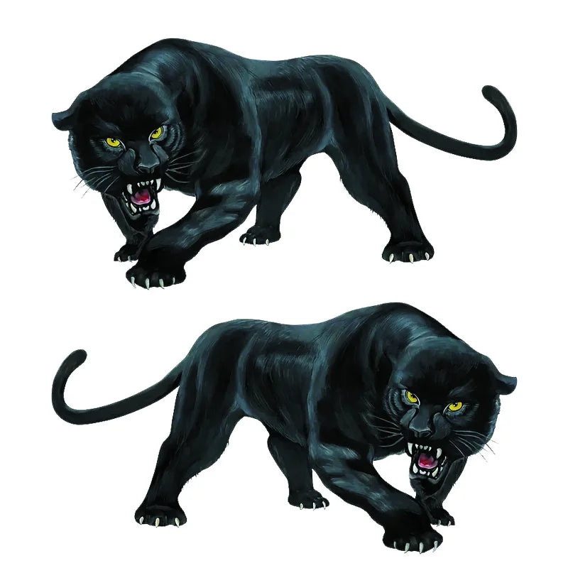 Black Panther Roaring Sticker Funny Stickers Decals Removable