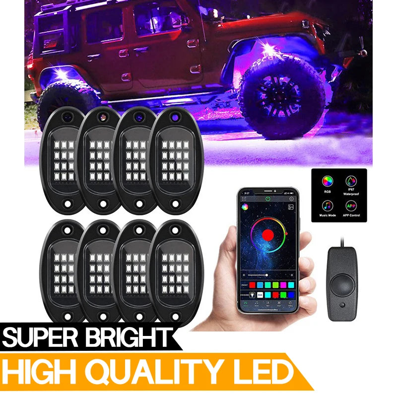 Kit Interior Ambient off-road Truck ATV Neon Chassis