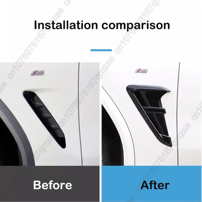For BMW X3 G01 X4 G02 2018-2023 Front Fender Side Shark Gill Air