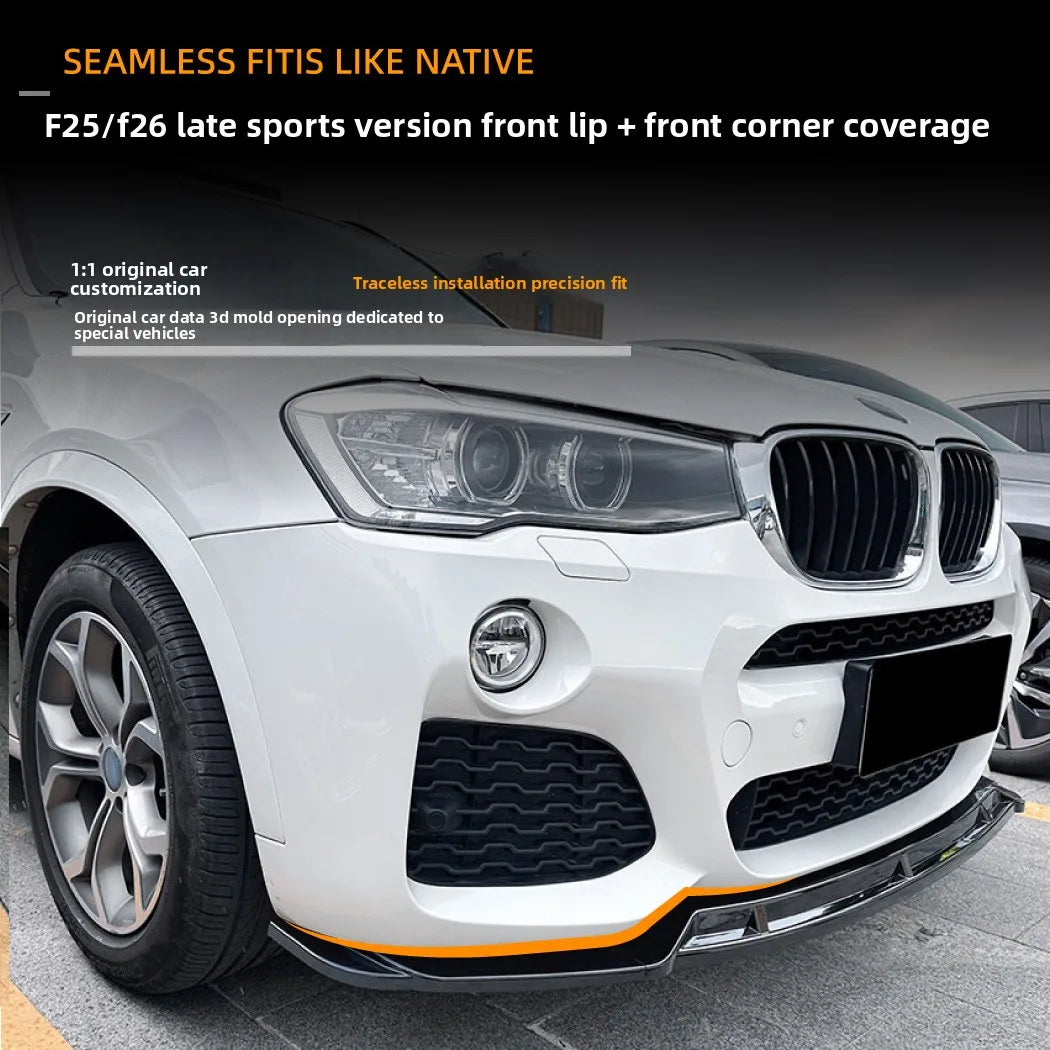 For BMW BMW X3 F25 X4 F26 Lci 2014-2017 Front Lip Shovel Corner