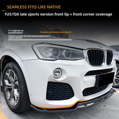 For BMW BMW X3 F25 X4 F26 Lci 2014-2017 Front Lip Shovel Corner