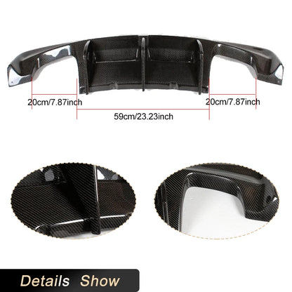 For BMW 1 Series E82 1M Rear Bumper Diffuser Lip Spoiler 2011