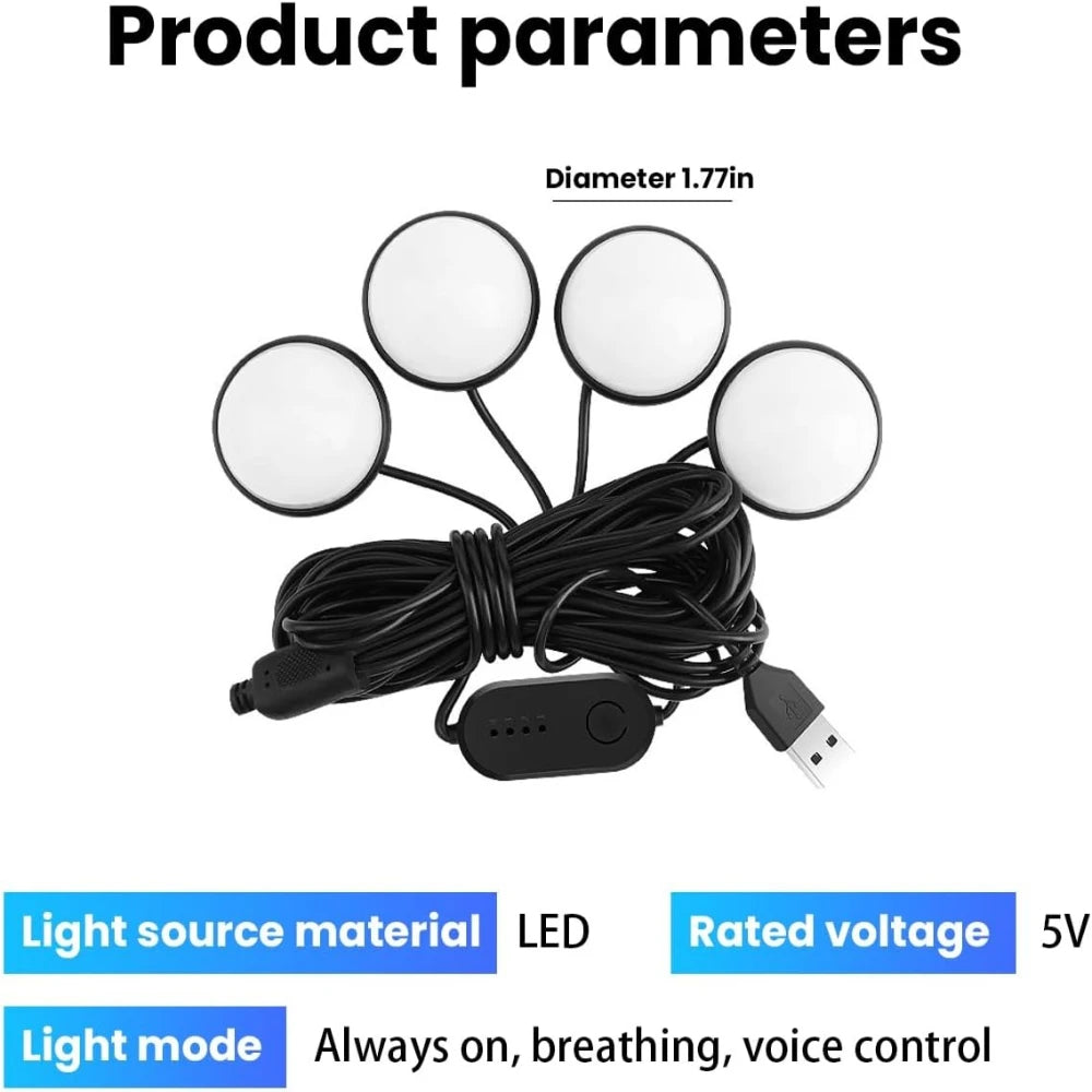Interior USB Neon Kit In Atmosphere Hallowmas Garden Party