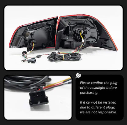 For Volkswagen Touareg LED Taillight Assembly Dynamic Steering