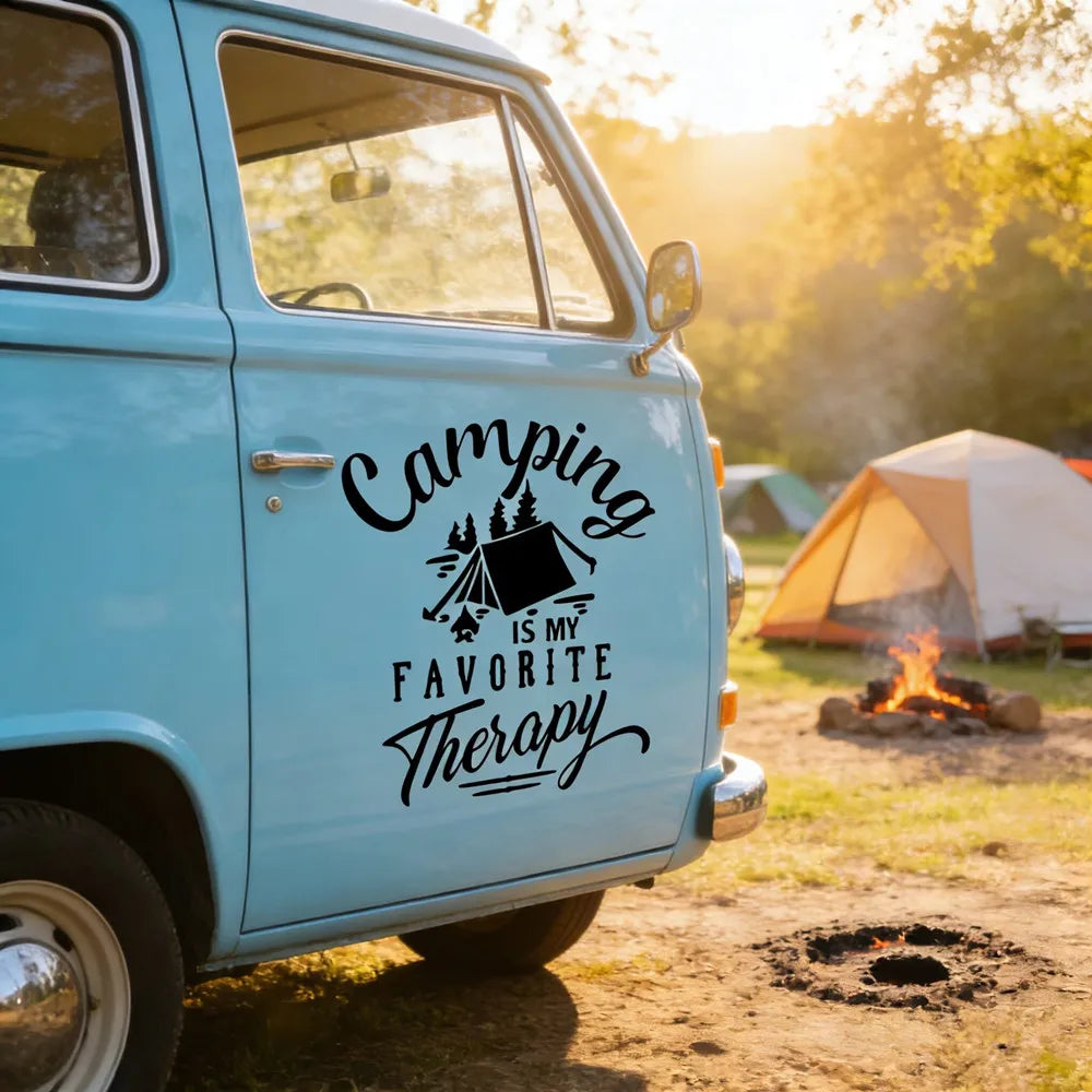 Camping Graphics Van Camper Caravan Truck Rv Cargo Motorhome