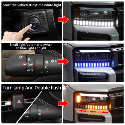 For Toyota Land Cruiser Prado 250 2024-2026 Under Headlight