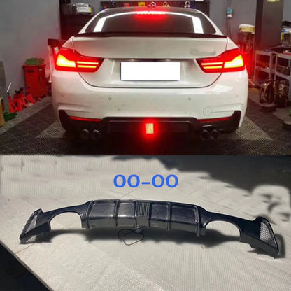 For BMW 4 Series F32 F33 Carbon Fiber Rear Lip Diffuser Spoiler