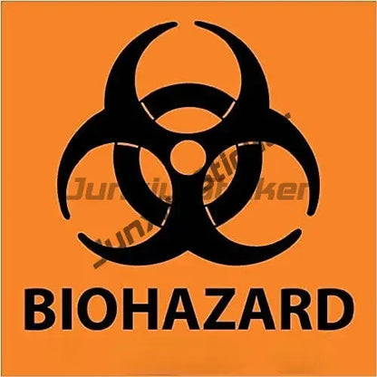 Biological Hazard Decals Biohazard Risk Warning Round Square