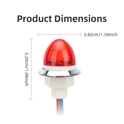 1PCS MINI Watermelon Clearance 12-24v Truck Trailer Caravan Bus